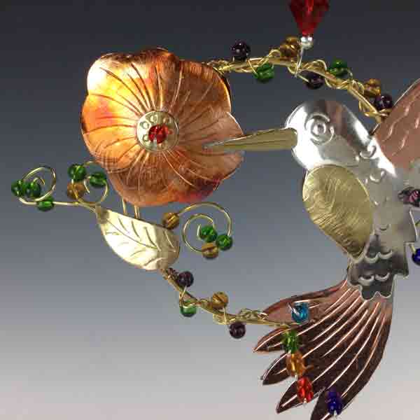 Ruby Hummingbird Ornament by Pilgrim Imports, Inc. - Image 3